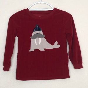 Carter’s Long Sleeve Seal Fleece Top